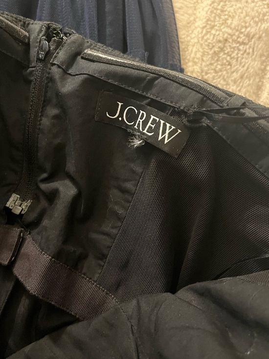 J. Crew Collection Strapless Maxi Dress with Pleats - Picture 5 of 8